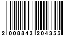 Штрих-код: 2008843204355