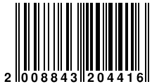 Штрих-код: 2008843204416