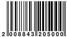 Штрих-код: 2008843205000