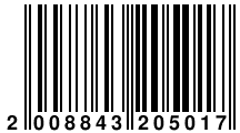 Штрих-код: 2008843205017