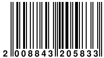 Штрих-код: 2008843205833