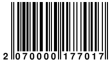 Штрих-код: 2070000177017