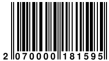Штрих-код: 2070000181595