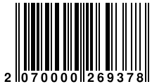 Штрих-код: 2070000269378