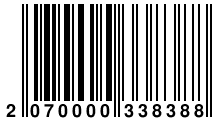 Штрих-код: 2070000338388