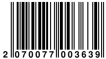 Штрих-код: 2070077003639