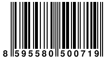 Штрих-код: 8595580500719