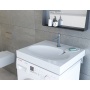 Раковина Andrea Comfort 600х550, подвесная над стиральной машиной