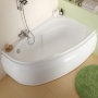 Ванна асимметричная Cersanit Joanna 140x90, правая, ультра белый (WA-JOANNA*140-R-W)