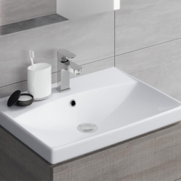 Раковина Cersanit City 60, накладная, прямоугольная