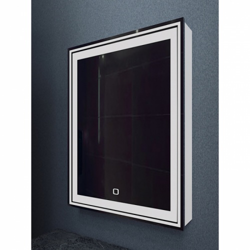 Зеркальный шкаф MIXLINE Мелис 600*800 левый, сенсорный выключатель, светодиодная подсветка купить в интернет магазине Санрай73