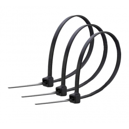 Хомут нейлон 3,5*280мм, 100шт, черный
