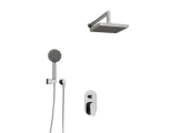 Встраиваемый комплект для душа с верхней душевой насадкой и лейкой WasserKraft A14028