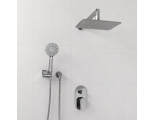 Встраиваемый комплект для душа с верхней душевой насадкой и лейкой WasserKraft A14031
