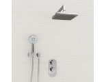 Встраиваемый комплект для душа с верхней душевой насадкой и лейкой WasserKraft A16028 Thermo