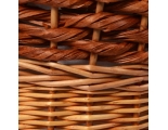 Плетеная корзина для белья с крышкой WasserKraft Main WB-410-L