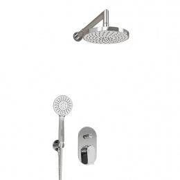Встраиваемый комплект для душа с верхней душевой насадкой и лейкой WasserKraft A16629