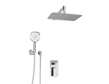 Встраиваемый комплект для душа с верхней душевой насадкой и лейкой WasserKraft A16069