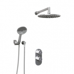 Встраиваемый комплект для душа с верхней душевой насадкой и лейкой WasserKraft A16030 Thermo