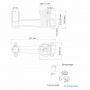 Встраиваемый смеситель для раковины WasserKraft Elbe 7430