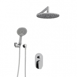 Встраиваемый комплект для душа с верхней душевой насадкой и лейкой WasserKraft A14030