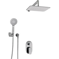 Встраиваемый комплект для душа с верхней душевой насадкой и лейкой WasserKraft A14031