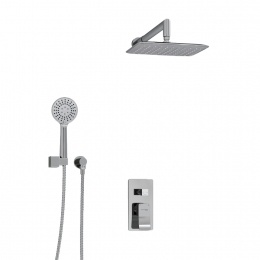 Встраиваемый комплект для душа с верхней душевой насадкой и лейкой WasserKraft A14131