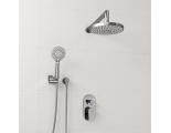 Встраиваемый комплект для душа с верхней душевой насадкой и лейкой WasserKraft A14229
