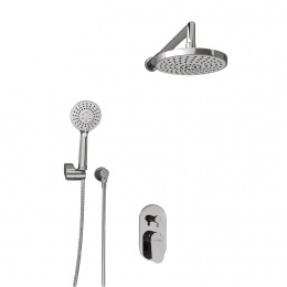 Встраиваемый комплект для душа с верхней душевой насадкой и лейкой WasserKraft A14229