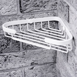 Полка металлическая WasserKraft K-733WHITE