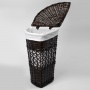 Плетеная корзина для белья с крышкой WasserKraft Salm WB-270-L