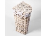 Плетеная корзина для белья с крышкой WasserKraft Vils WB-560-L