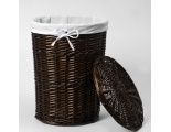 Плетеная корзина для белья с крышкой WasserKraft Еlbe WB-740-L