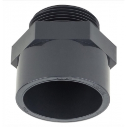 Муфта клеевая с наружней резьбой 32 х 1 ПВХ