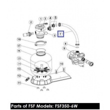 Шланг подключения фильтр-насоса с муфтами для ф/у Aquaviva FSF/FPS 350