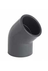 Угол клеевой 45° d63 PN16 AQUAVIVA