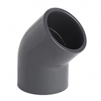 Угол клеевой 45° d63 PN16 AQUAVIVA