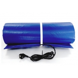 Электроподогреватель для воды в бассейне до 6000л, 1.3 кВт, 200х53см Тепломакс