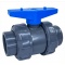Кран шаровый ПВХ Aquaviva с муфтовым окончанием 32mm