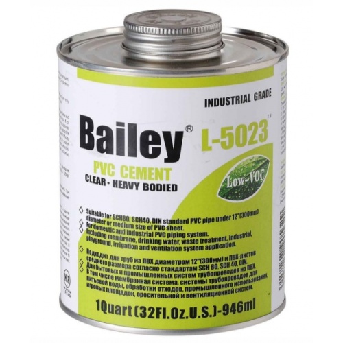 Клей для труб ПВХ Bailey L-5023 (946ml) купить в интернет магазине Санрай73