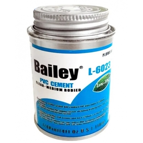 Клей для труб ПВХ Bailey L-6023 (118ml) с кисточкой купить в интернет магазине Санрай73