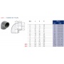 Угол клеевой 90° d75 PN16 Astore, Италия