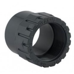 Двойной адаптер клеевой ПВХ 63-50 x 1 1/2"вр Pimtas, Турция