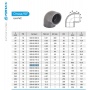 Угол клеевой 90° d90 PN16 Pimtas, Турция