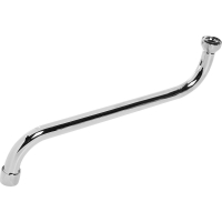 Излив для смесителя для ванны, круглый, S-образный, 35см