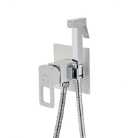 Смеситель с гигиеническим душем VIEIR V353551F, встраиваемый, однорычажный, белый