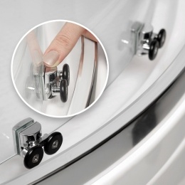 Душевая дверь WasserKraft Lippe 45S09