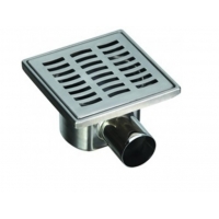 Трап горизонтальный 150х150 нержавеющая сталь 50 сухой затвор VIEIR