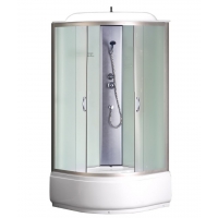 Душевая кабина Loranto 90х90х215, поддон 40 см, верхний душ, матовое стекло