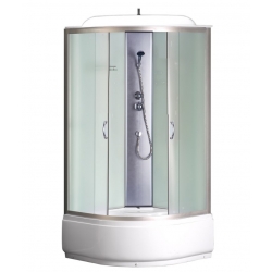 Душевая кабина Loranto 90х90х215, поддон 40 см, верхний душ, матовое стекло